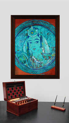 Ахмаров Чингиз Габдурахманович. Портрет девушки